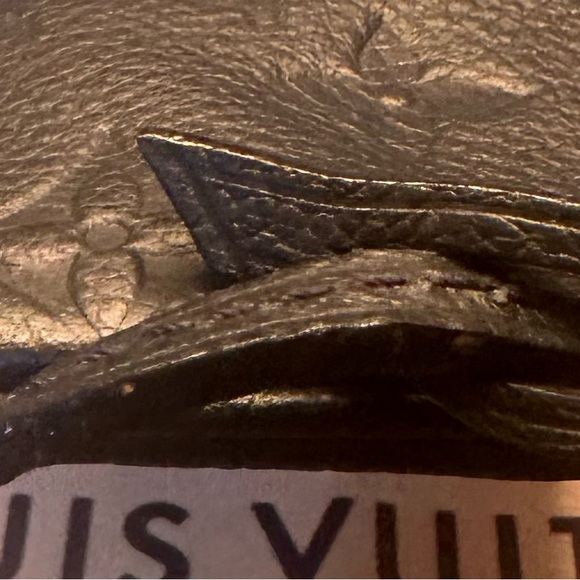 Authentic Louis Vuitton Navy Blue Empriente Mini Pouchette - Picture 4 of 9